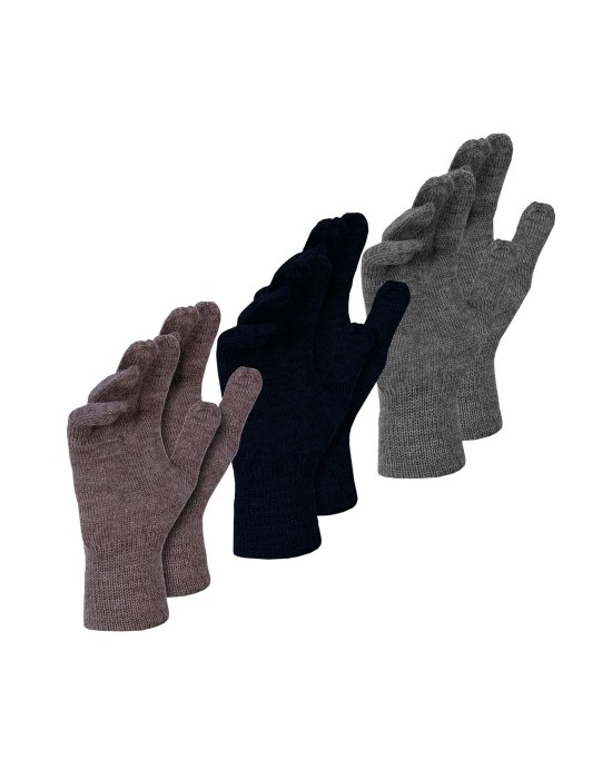 Pure Wool Gloves Plain P3